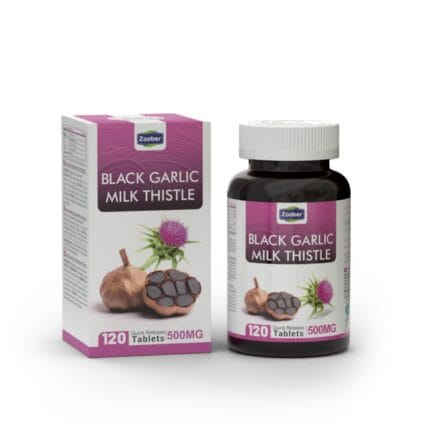 قرص سیر سیاه و مارتیغال (سلیمارین) زوبر - 120 عدد